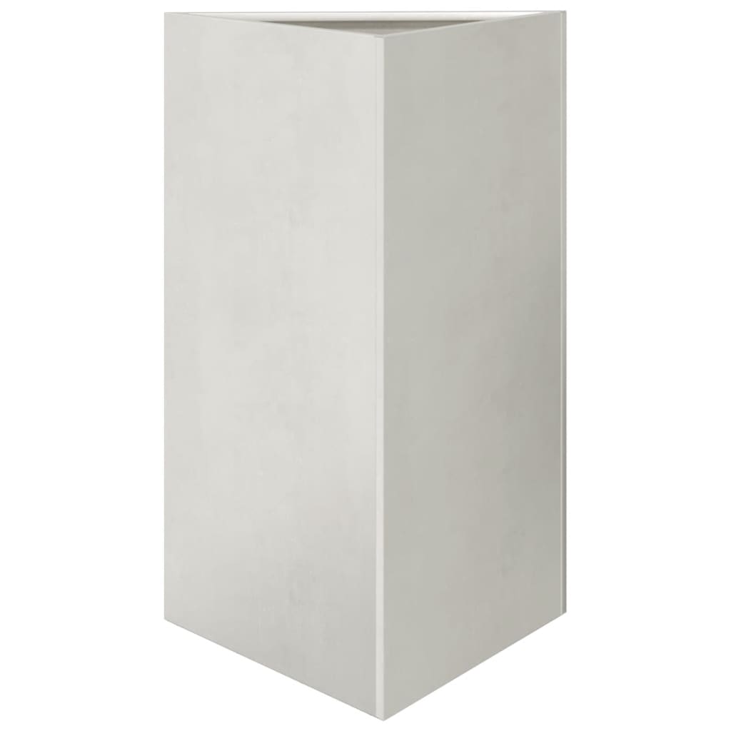 Vidaxx plantekasse trekant 50x43x75 cm rustfrit stål