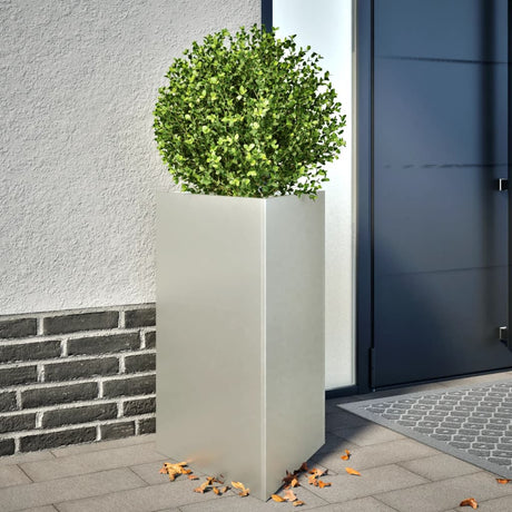 Vidaxx plantekasser 2 stk trekant 50x43x75 cm rustfrit stål