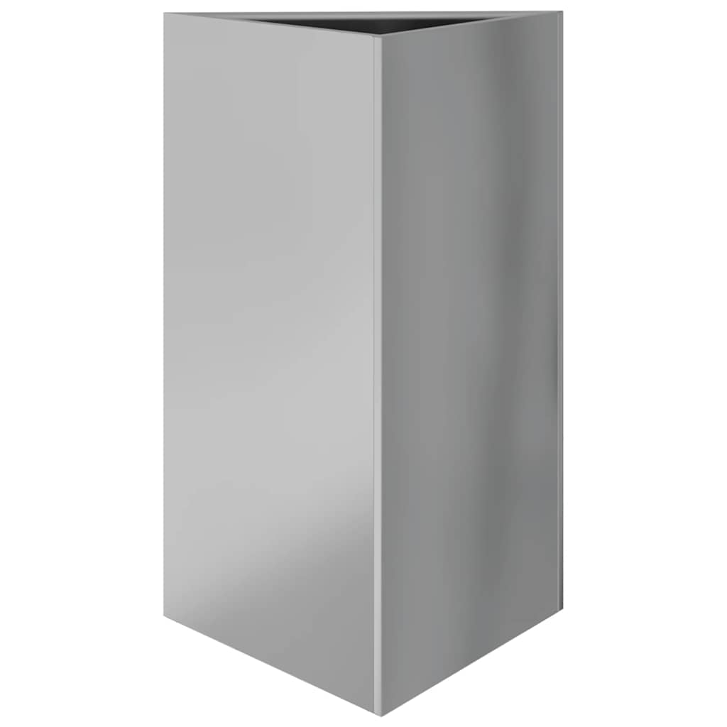 Vidaxx plantekasse trekant 50x43x75 cm galvaniseret stål