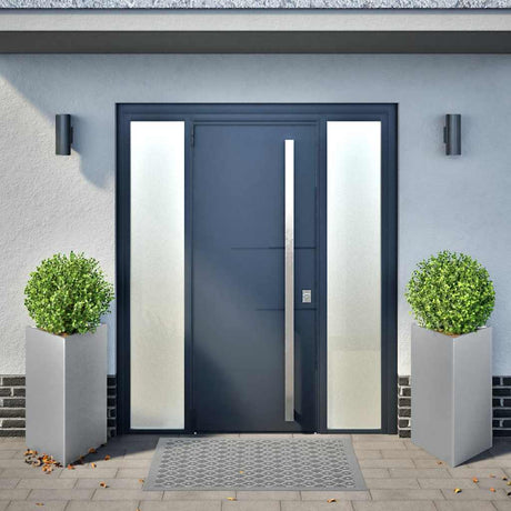 Vidaxx plantekasser 2 stk trekant 50x43x75 cm galvaniseret stål