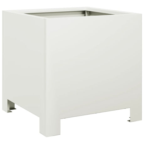 Vidaxx plantekasse 30x30x30 cm stål hvid