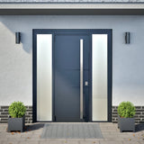 Vidaxx plantekasser 2 stk 30x30x30 cm stål antracit