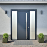 Vidaxx plantekasser 2 stk 30x30x30 cm stål olivengrøn