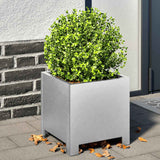 Vidaxx plantekasser 2 stk 30x30x30 cm galvaniseret stål