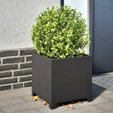 Vidaxx plantekasse 40x40x40 cm stål sort