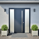 Vidaxx plantekasser 2 stk 40x40x40 cm stål hvid