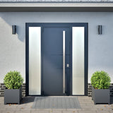 Vidaxx plantekasser 2 stk 40x40x40 cm stål antracit