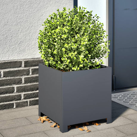 Vidaxx plantekasser 2 stk 40x40x40 cm stål antracit