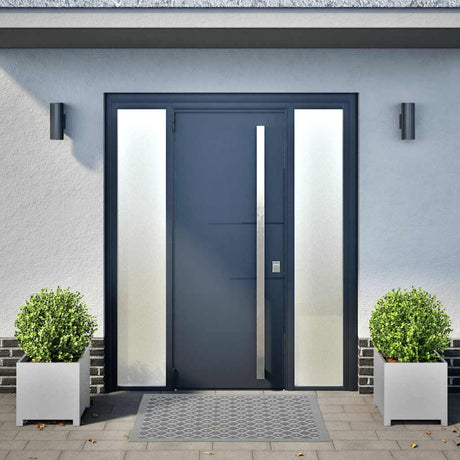 Vidaxx plantekasser 2 stk 40x40x40 cm galvaniseret stål