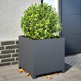 Vidaxx plantekasse 50x50x50 cm stål antracit