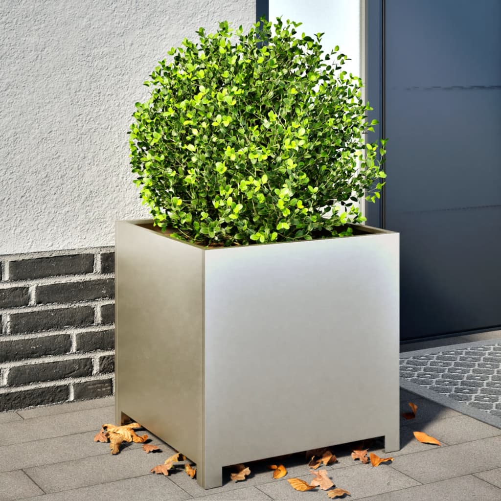 Vidaxx plantekasse 50x50x50 cm rustfrit stål