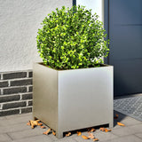 Vidaxx plantekasse 50x50x50 cm rustfrit stål