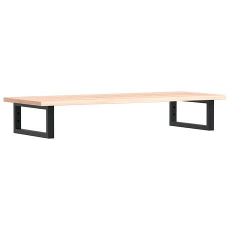 Vidaxl badkamer wandschap staal en massief eikenhout