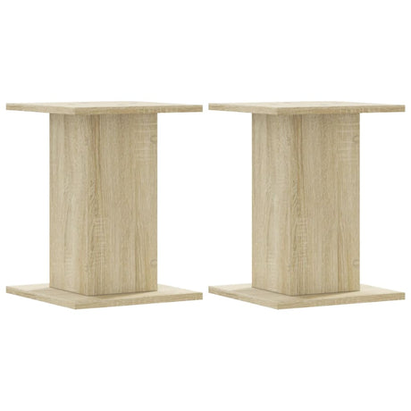 Vidaxx højttalerstativer 2 stk 30x30x40 cm forarbejdet træ sonoma eg