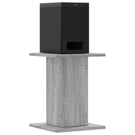 VidaXL højttalerstativer 2 stk 30x30x40 cm forarbejdet træ grå sonoma