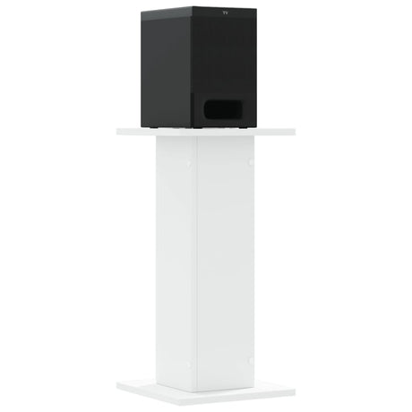 Vidaxx højttalerstativer 2 stk 30x30x60 cm forarbejdet træ hvid