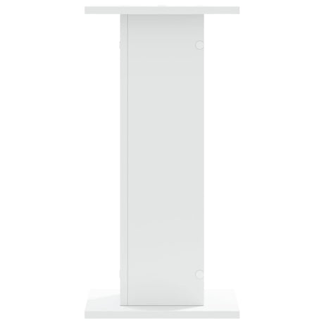 Vidaxx højttalerstativer 2 stk 30x30x60 cm forarbejdet træ hvid