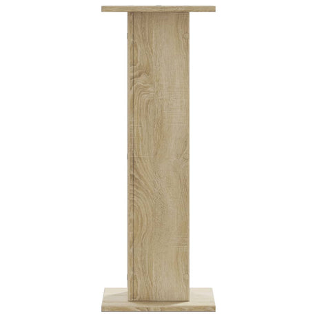 Vidaxx højttalerstativer 2 stk 30x30x80 cm forarbejdet træ sonoma eg