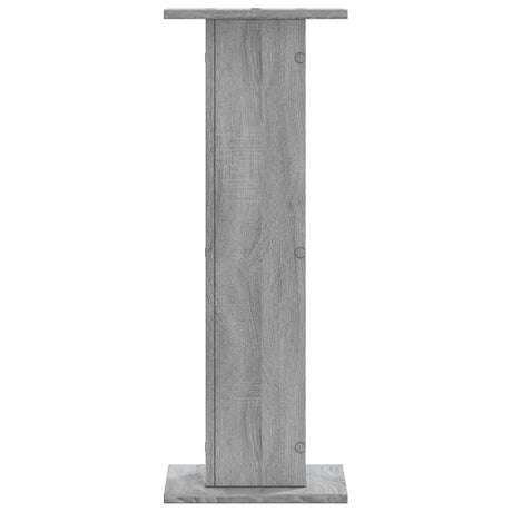 VidaXL højttalerstativer 2 stk 30x30x80 cm forarbejdet træ grå sonoma
