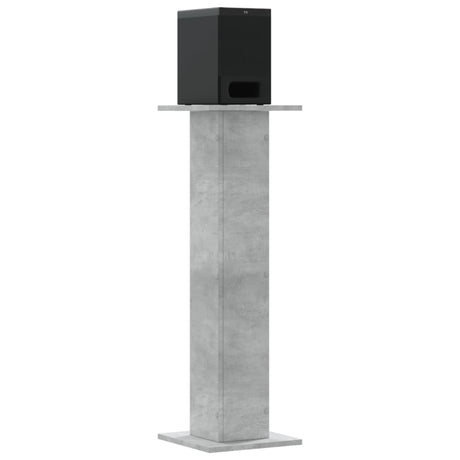 Vidaxx højttalerstativer 2 stk 30x30x95 cm konstrueret træ betongrå