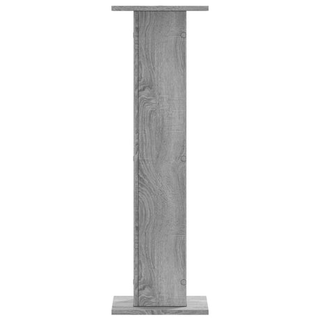 Vidaxx højttalerstativer 2 stk 30x30x95 cm forarbejdet træ grå sonoma