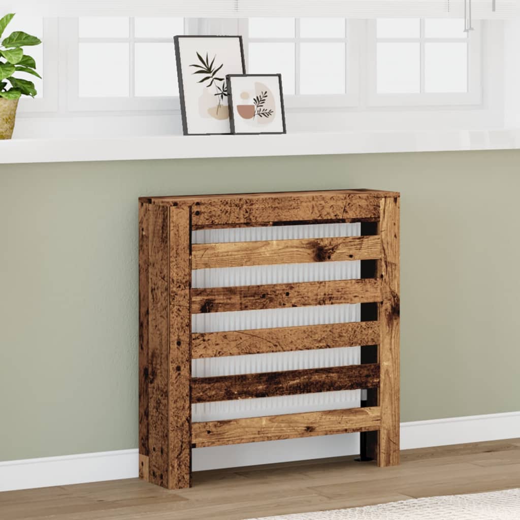Vidaxx radiator ombygning 78x20x82 cm forarbejdet træ, gammelt træ