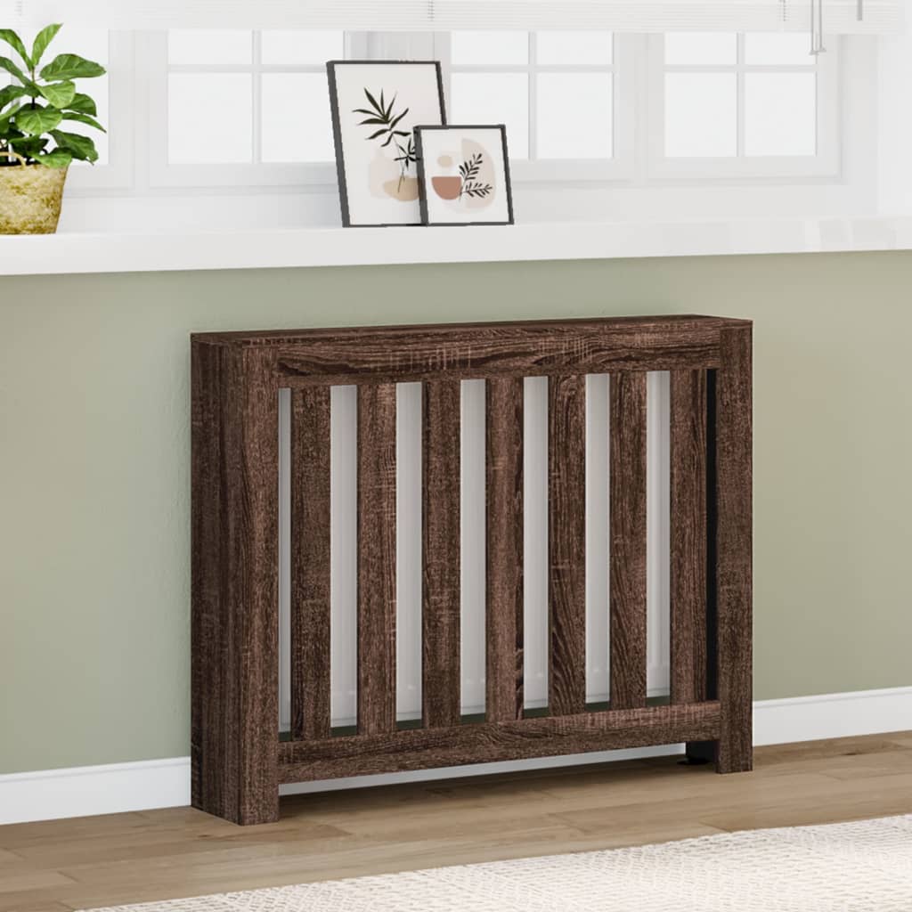 Vidaxx radiatorhus 104x20x82 cm konstrueret træ, brun eg