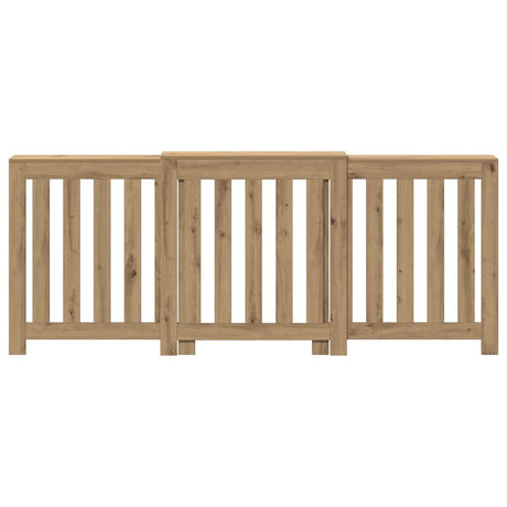 Vidaxx radiatorhus 205x21,5x83,5 cm udformet træ, håndværksmæssig eg