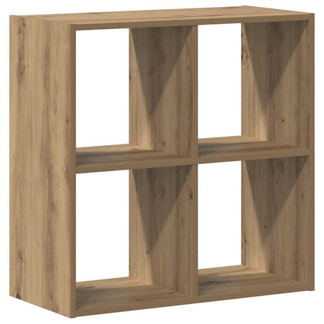 Vidaxl boekenkast 68,5x32x68,5 cm bewerkt hout artisanaal eikenkleurig