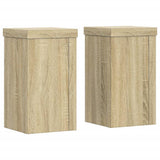 Vidaxx plantestativer 2 stk 10x10x18 cm konstrueret træ sonoma eg
