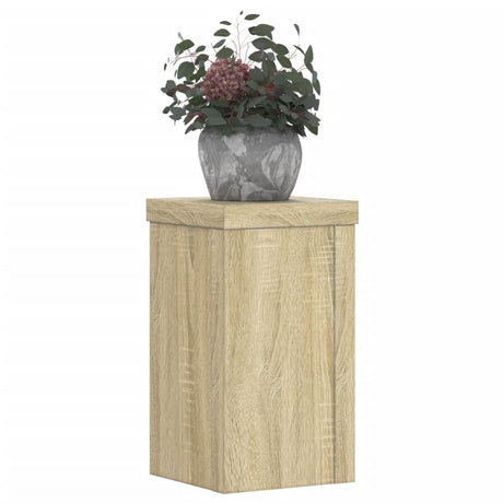 Vidaxx plantestativer 2 stk 10x10x18 cm konstrueret træ sonoma eg