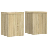 Vidaxx plantestativer 2 stk 15x15x20 cm konstrueret træ sonoma eg
