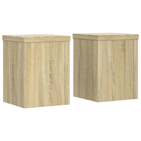 Vidaxx plantestativer 2 stk 15x15x20 cm konstrueret træ sonoma eg