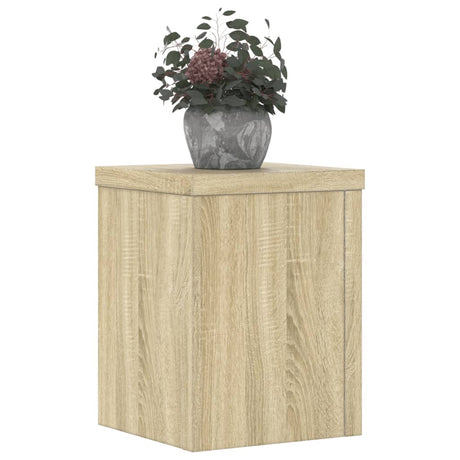 Vidaxx plantestativer 2 stk 15x15x20 cm konstrueret træ sonoma eg