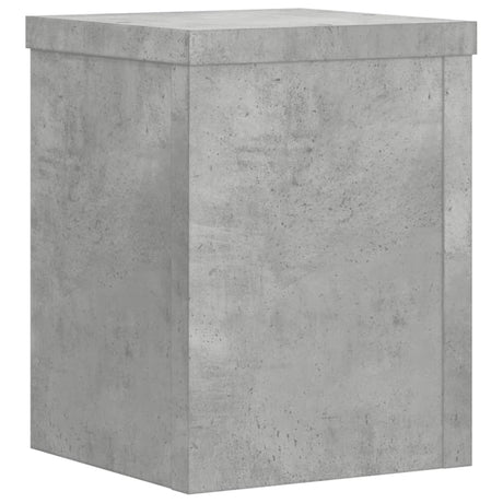 Vidaxx plantestativer 2 stk 15x15x20 cm konstrueret træ betongrå