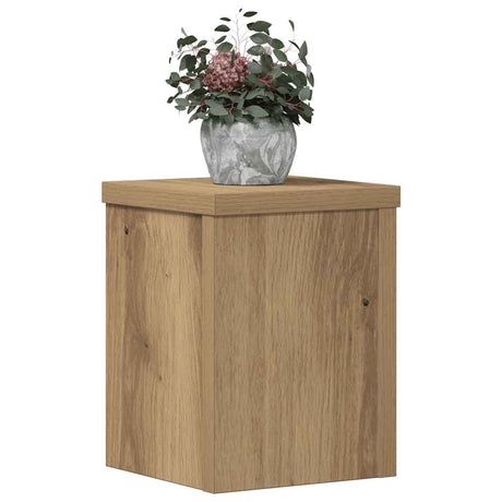 Vidaxx plantestativer 2 stk 15x15x20 cm træ håndværks eg