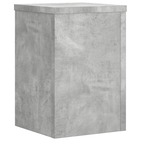 Vidaxx plantestativer 2 stk 25x25x35 cm konstrueret træ betongrå