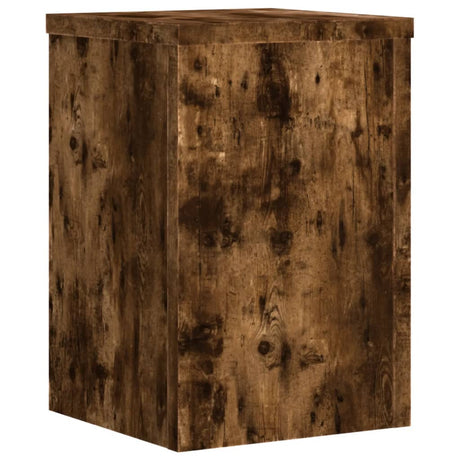 Vidaxx plantestativer 2 stk 25x25x35 cm forarbejdet træ røget eg