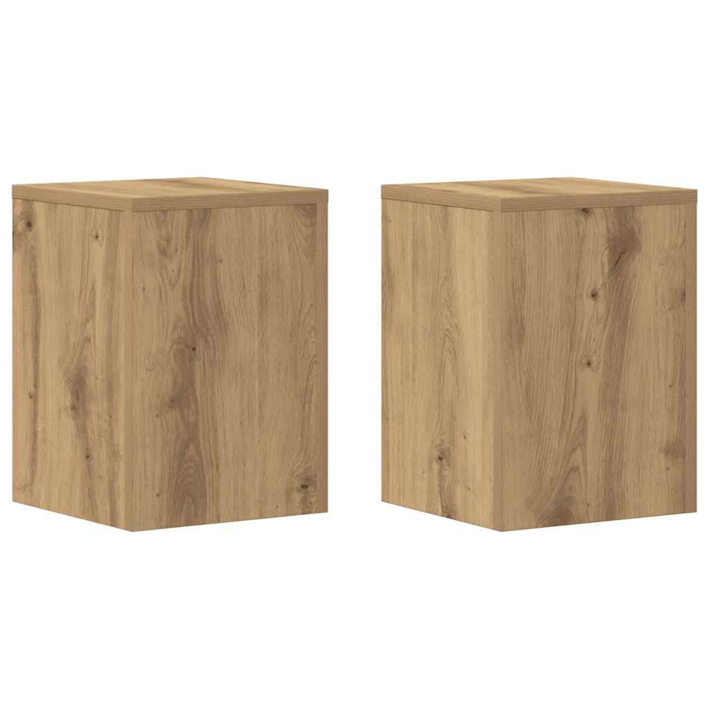 Vidaxx plantestativer 2 stk 25x25x35 cm træ håndværks eg