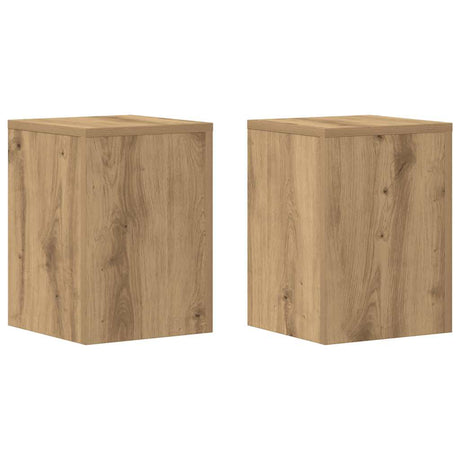 Vidaxx plantestativer 2 stk 25x25x35 cm træ håndværks eg