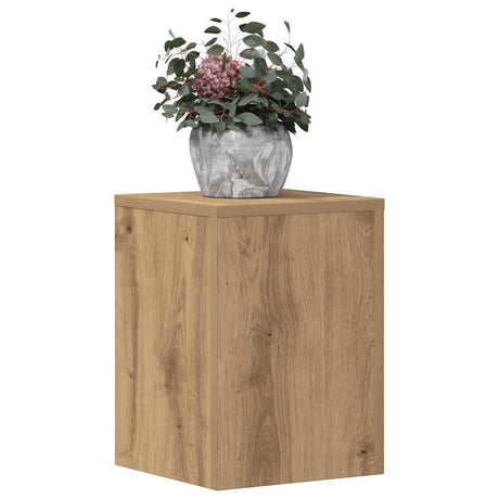 Vidaxx plantestativer 2 stk 25x25x35 cm træ håndværks eg