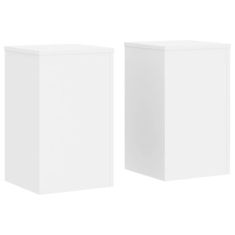 Vidaxx plantestativer 2 stk 30x30x50 cm konstrueret træ hvid