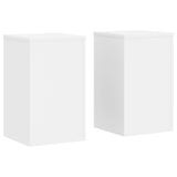 Vidaxx plantestativer 2 stk 30x30x50 cm konstrueret træ hvid