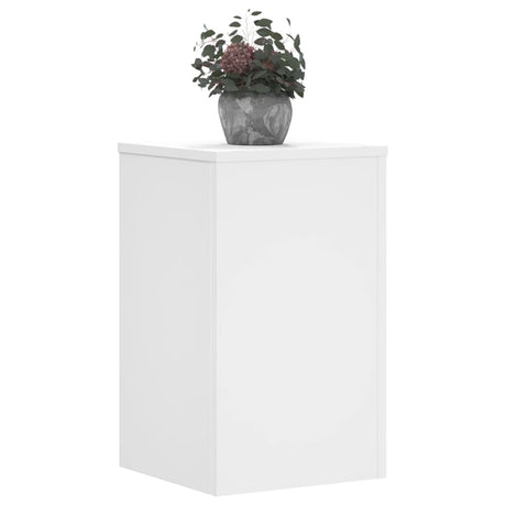 Vidaxx plantestativer 2 stk 30x30x50 cm konstrueret træ hvid