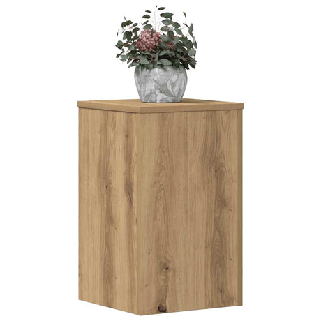 Vidaxx plantestativer 2 stk 30x30x50 cm træ håndværks eg