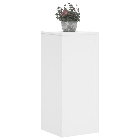 VidaXL plantestativer 2 stk 30x30x70 cm konstrueret træ hvid