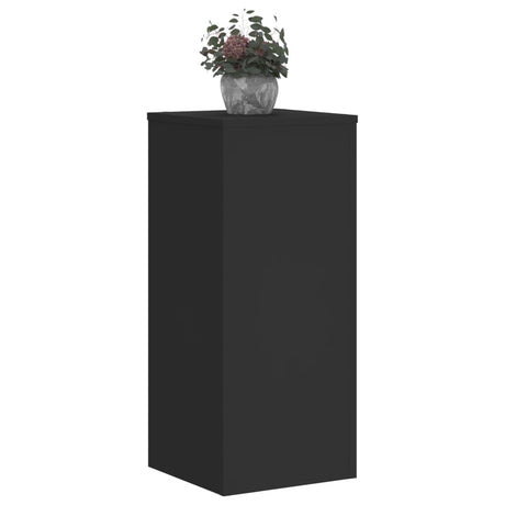 Vidaxx plantestativer 2 stk 30x30x70 cm forarbejdet træ sort