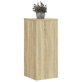 VidaXL plantestativer 2 stk 30x30x70 cm konstrueret træ sonoma eg