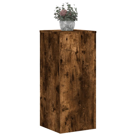 Vidaxx plantestativer 2 stk 30x30x70 cm forarbejdet træ røget eg