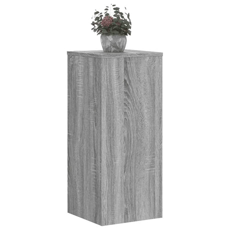 Vidaxx plantestativer 2 stk 30x30x70 cm konstrueret træ grå sonoma
